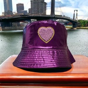 Metallic Purple Bucket Hat